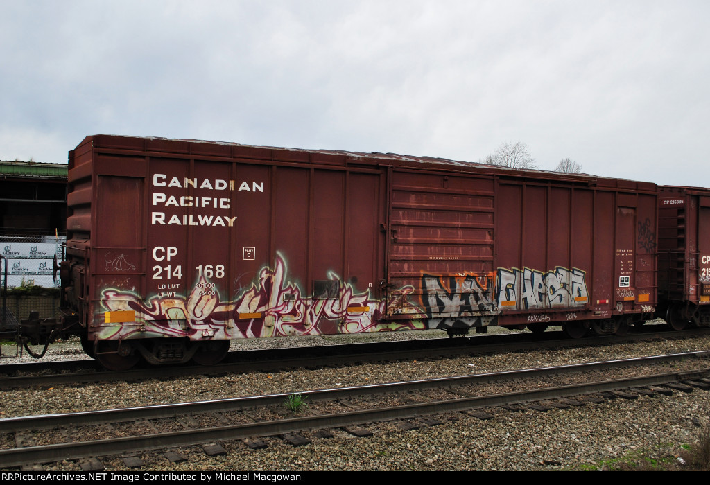 CP 214168 50-6 ft Single Door Boxcar (side B)
